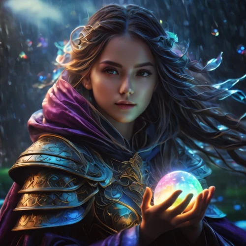 fantasy portrait,fantasy art,sorceress,fantasy picture,mystical portrait of a girl,the enchantress,cg artwork,mage,libra,lavendar,monsoon banner,aurora,blue enchantress,zodiac sign libra,fantasy woman,magical,games of light,fae,merlin,summoner,Photography,General,Fantasy