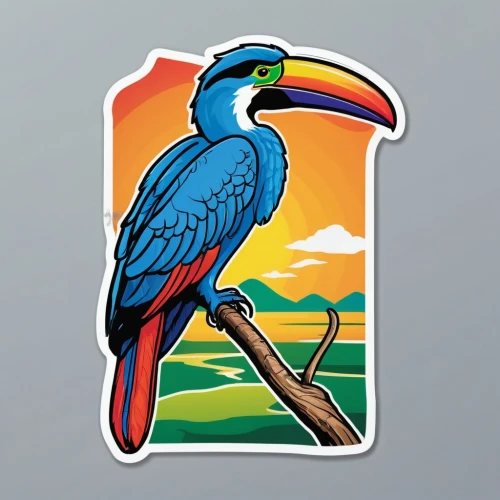 macaw,scarlet macaw,toco toucan,blue macaw,macaw hyacinth,scarlet ibis,tropical bird climber,bird illustration,store icon,bird island,tropical bird,coastal bird,galapagos islands,brown back-toucan,perico,clipart sticker,bird png,macaws,brown pelican,tanzania,Unique,Design,Sticker