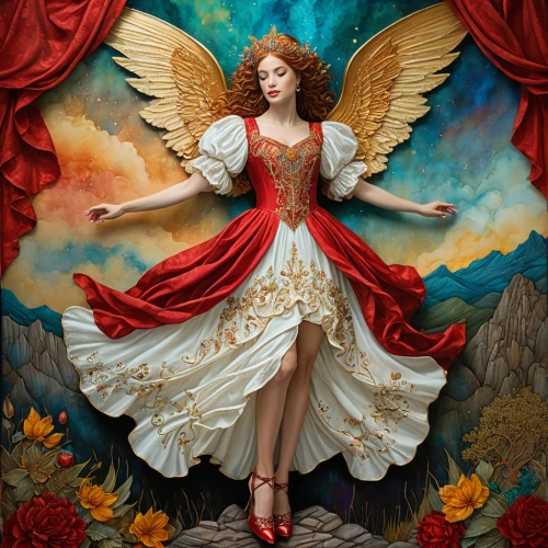 baroque angel,angel,queen of hearts,rosa 'the fairy,vanessa (butterfly),fairy tale character,fantasy art,fairy queen,fantasy portrait,christmas angel,vintage angel,archangel,faerie,cinderella,fire angel,faery,virgo,fantasy picture,winged heart,the angel with the veronica veil,Photography,General,Fantasy