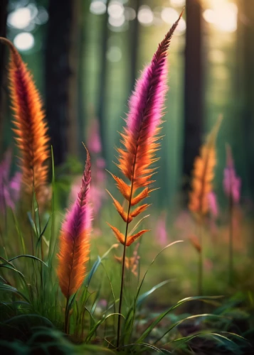 red hot poker,forest orchid,kniphofia,foxtail lily,foxtail,liatris spicata,wild horsemint,schopf-torch lily,fireweed,ferns and horsetails,flower in sunset,forest flower,purple loosestrife,feather bristle grass,wild orchid,astilbe,torch lily,torch lilies,blooming grass,foxgloves,Photography,General,Cinematic