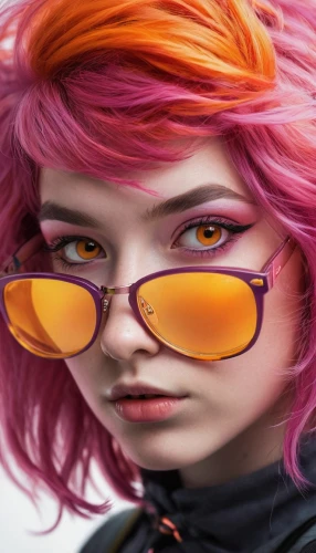 pink glasses,pink round frames,color glasses,cyber glasses,magenta,nora,ski glasses,pink vector,clementine,grunge,eyewear,color,tangerine,colored pencil background,neon candies,aperol,pink hair,tortoise shell,milbert s tortoiseshell,orange,Conceptual Art,Fantasy,Fantasy 04