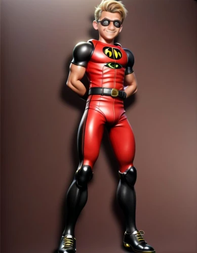 red super hero,cartoon ninja,3d man,super hero,mini e,muscle man,comic hero,actionfigure,edge muscle,matador,male character,superhero comic,kid hero,superhero,retro cartoon people,cartoon character,ken,super man,action figure,rubber doll