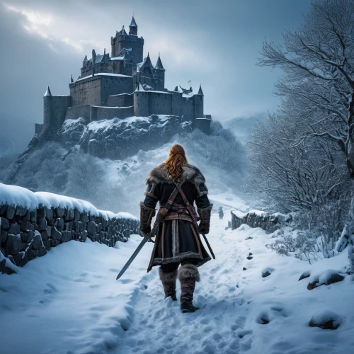 king arthur,heroic fantasy,castleguard,witcher,lone warrior,fantasy picture,swath,castle of the corvin,glory of the snow,the snow queen,games of light,highlander,knight's castle,game of thrones,vikings,templar castle,norse,castel,camelot,the wanderer,Photography,General,Fantasy