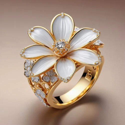 jewelry florets,gold flower,flower gold,ring with ornament,ring jewelry,bridal accessory,crown flower,bridal jewelry,jasmin flower,crape jasmine,jewelry manufacturing,two-tone heart flower,plum blossom,white blossom,crown daisy,the white chrysanthemum,delicate white flower,wedding ring,white passion flower,jasmine blossom,Photography,Fashion Photography,Fashion Photography 02