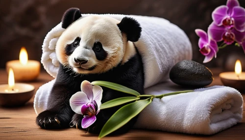 panda bear,chinese panda,pandabear,panda,kawaii panda,flower animal,giant panda,panda cub,baby panda,little panda,pandas,relaxing massage,china massage therapy,lun,flower arranging,hanging panda,bamboo,bamboo curtain,ikebana,romantic portrait,Photography,General,Realistic