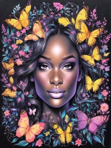 butterfly floral,butterfly effect,flower art,flower painting,oil painting on canvas,butterfly lilac,flower wall en,vanessa (butterfly),lilac arbor,mural,flora,graffiti art,girl in flowers,color pencils,chalk drawing,neon body painting,butterflies,colour pencils,flower fairy,pollinate