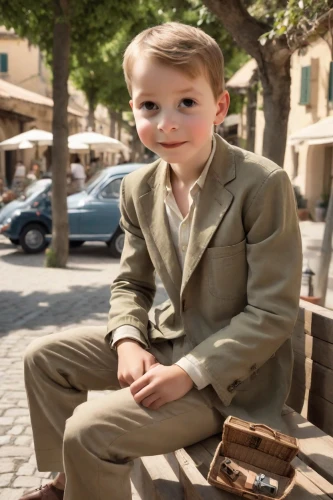 shoeshine boy,child with a book,child portrait,young model istanbul,child model,a wax dummy,boys fashion,brown shoes,children is clothing,child is sitting,young model,cordwainer,businessman,small münsterländer,horse kid,suit actor,child in park,men's suit,photographing children,eleven,Photography,Natural