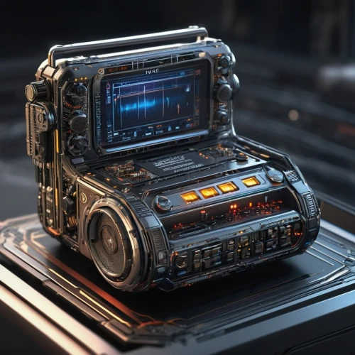 radio device,radio for car,radio receiver,boombox,radio-controlled toy,ghetto blaster,radio,radio set,tube radio,radio cassette,car radio,boom box,portable communications device,transceiver,mp3 player,two-way radio,fm transmitter,transmitter,sound carrier,jukebox,Photography,General,Sci-Fi