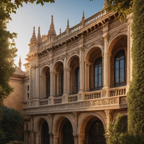 alcazar of seville,seville,villa cortine palace,casa fuster hotel,aix-en-provence,hotel de cluny,barcelona,villa balbiano,castelul peles,villa borghese,palazzo barberini,celsus library,alcazar,kunsthistorisches museum,europe palace,malaga,monte carlo,palazzo,palma de mallorca,french building,Photography,General,Natural