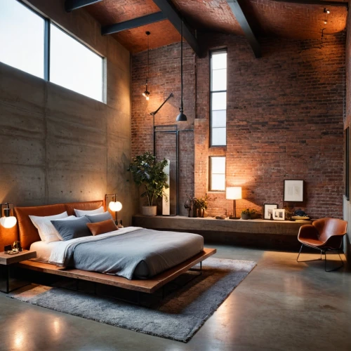 loft,modern decor,great room,sleeping room,modern room,contemporary decor,wooden beams,interior design,corten steel,futon pad,shared apartment,brick house,attic,scandinavian style,the living room of a photographer,smart home,concrete ceiling,interiors,rustic,danish furniture,Photography,General,Cinematic