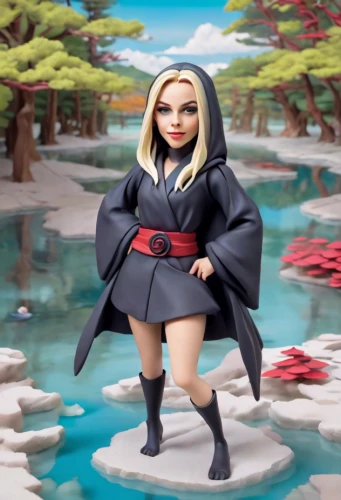 the blonde in the river,3d figure,vax figure,model train figure,3d model,actionfigure,minifigures,low poly,cynthia (subgenus),action figure,3d fantasy,low-poly,scandia gnome,doll figure,3d crow,playmobil,animated cartoon,girl on the river,female doll,game figure