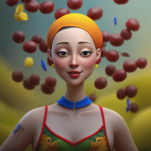 stylized macaron,cirque du soleil,fantasy portrait,mirabelles,clementine,majorette (dancer),cirque,world digital painting,queen of hearts,guava,orangina,quandong,geisha,rockabella,custom portrait,disney character,natural cosmetic,argan,geisha girl,jester,Photography,General,Realistic