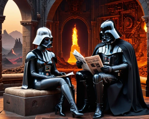 imperial,darth vader,cg artwork,vader,sci fiction illustration,overtone empire,lecture,starwars,burnt pages,star wars,darth wader,storytelling,collectible card game,tie fighter,open book,fortune telling,romantic meeting,read a book,rots,relaxing reading,Conceptual Art,Sci-Fi,Sci-Fi 09