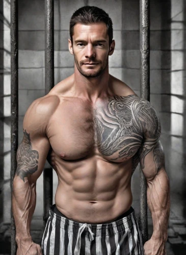 bodybuilding,body building,bodybuilding supplement,prisoner,bodybuilder,anabolic,strongman,body-building,iron rope,rope daddy,shredded,muscle icon,edge muscle,lincoln blackwood,fitness coach,powerlifting,austin stirling,chain link,popeye,prison,Photography,Realistic