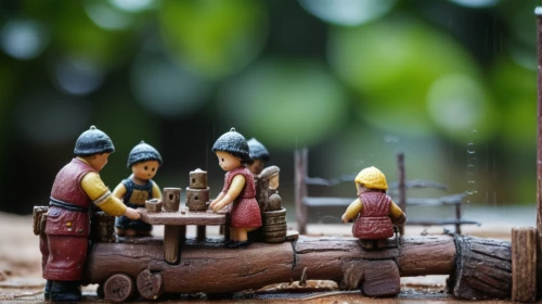 miniature figures,wooden figures,wooden toys,playmobil,wooden toy,wooden mockup,christmas crib figures,forest workers,wood carving,wooden construction,woodworker,construction set toy,gnomes at table,gnome and roulette table,construction toys,play figures,chess game,wood art,toy photos,chess pieces,Photography,General,Cinematic