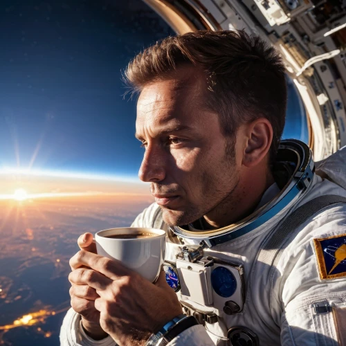 iss,tea drinking,space tourism,drinking coffee,cosmonautics day,astronautics,ivan-tea,hot drink,spacefill,hot beverages,spacewalks,spacewalk,buzz aldrin,caffè americano,coffee break,tea zen,astronaut,hot coffee,astronauts,sip