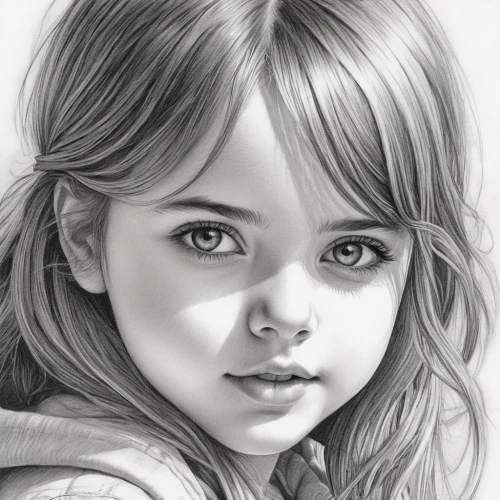 child portrait,girl drawing,girl portrait,pencil drawings,pencil drawing,kids illustration,little girl,graphite,child girl,pencil art,the little girl,charcoal pencil,mystical portrait of a girl,child,charcoal drawing,digital painting,little girl in wind,innocence,little child,eyes line art,Illustration,Black and White,Black and White 30