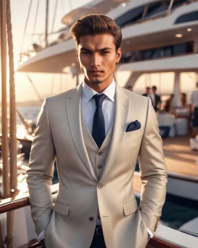 men's suit,navy suit,wedding suit,on a yacht,businessman,yacht,yacht club,tailor,white-collar worker,formal guy,yachts,suit trousers,yacht exterior,black businessman,male model,young model istanbul,african businessman,suit,brown sailor,men clothes,Photography,Commercial