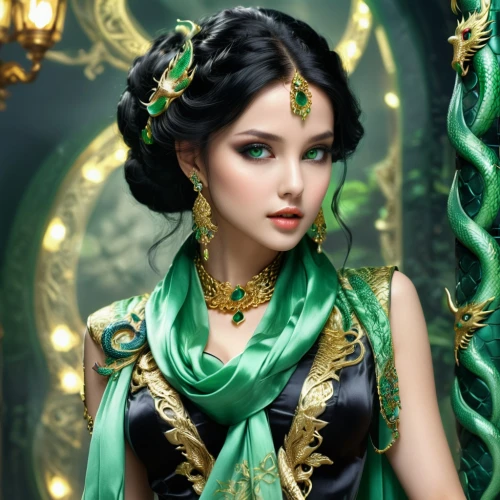 oriental princess,oriental girl,asian costume,jasmine,miss circassian,lily of the nile,jasmine blossom,the enchantress,emerald,oriental,jasmine flower,cleopatra,asian woman,celtic queen,vietnamese woman,fairy tale character,fantasy art,miss vietnam,priestess,orientalism,Photography,Fashion Photography,Fashion Photography 03