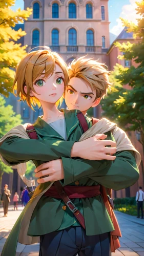 darjeeling,autumn background,hands holding,young couple,holding,sightseeing,hiyayakko,piggyback,dusk background,hand in hand,sound of music,romantic scene,romantic meeting,nagasaki,hug,in the autumn,romantic portrait,love live,background image,holding hands,Anime,Anime,Realistic