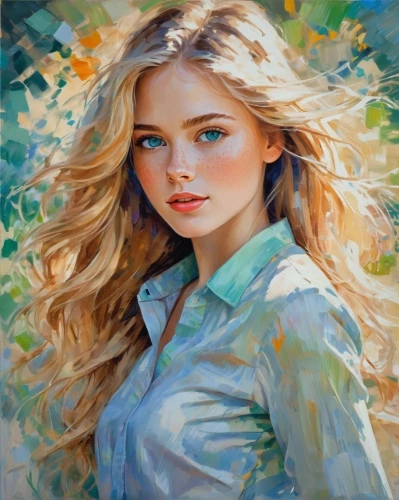 girl portrait,oil painting,romantic portrait,young woman,portrait of a girl,oil painting on canvas,blonde woman,blond girl,mystical portrait of a girl,blonde girl,photo painting,art painting,young lady,girl in the garden,portrait background,fantasy portrait,artist portrait,girl in flowers,girl with tree,woman portrait,Conceptual Art,Oil color,Oil Color 10