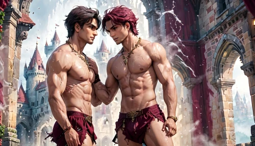 monsoon banner,aladdin,aladin,siam fighter,3d fantasy,anime 3d,tiber riven,body building,fantasy art,muscular system,bollywood,body-building,world digital painting,rome 2,aladha,fantasy picture,spark of shower,greek gods figures,romantic scene,sarong