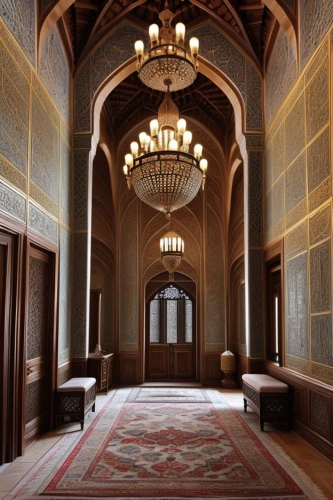 persian architecture,king abdullah i mosque,iranian architecture,royal interior,the hassan ii mosque,shahi mosque,entrance hall,al nahyan grand mosque,hall of nations,corridor,sultan qaboos grand mosque,hallway,islamic architectural,emirates palace hotel,sultan ahmet mosque,qasr al watan,islamic pattern,alcazar of seville,grand mosque,ornate room