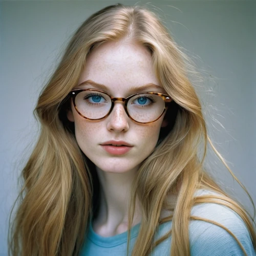 with glasses,glasses,spectacles,lace round frames,reading glasses,eye glasses,silver framed glasses,cool blonde,lily-rose melody depp,color glasses,eyeglasses,specs,blond girl,two glasses,pale,blonde woman,oval frame,kids glasses,pink glasses,paleness,Conceptual Art,Daily,Daily 16