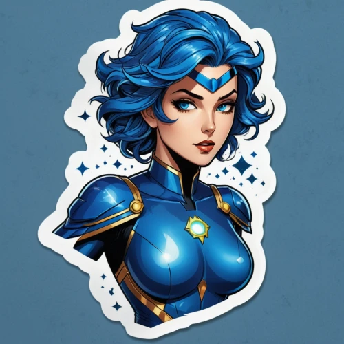 symetra,clipart sticker,sapphire,sticker,nova,elsa,blue enchantress,stickers,jean button,head woman,xmen,catarina,paypal icon,twitch icon,steam icon,chrystal,vector illustration,minerva,alania,cg artwork,Unique,Design,Sticker