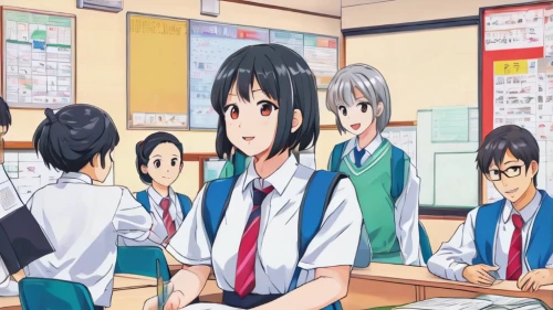 azusa nakano k-on,class room,typesetting,classroom,classroom training,anime cartoon,examination room,anime 3d,school administration software,school desk,anime manga,citrus,desk,school children,smartboard,tutoring,tsumugi kotobuki k-on,aomoriya,torekba,blur office background,Illustration,Japanese style,Japanese Style 04