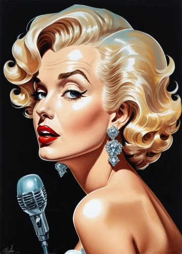 marylyn monroe - female,marylin monroe,marilyn,jazz singer,madonna,pin ups,pop art style,blues and jazz singer,cool pop art,gena rolands-hollywood,blonde woman,rockabella,pin up,pin up girl,jane russell-female,pin-up girl,merilyn monroe,retro 1950's clip art,retro pin up girl,pin-up,Illustration,Abstract Fantasy,Abstract Fantasy 23