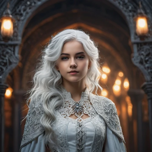 white rose snow queen,the snow queen,elsa,fantasy portrait,ice queen,winterblueher,celtic queen,eufiliya,romantic portrait,suit of the snow maiden,tiara,eternal snow,rapunzel,cinderella,elven,fantasy woman,white lady,regal,violet head elf,ornate,Photography,General,Fantasy