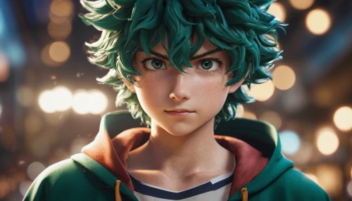 anime 3d,anime boy,alm,my hero academia,emerald,3d rendered,anchovy,luka,ren,elf,anime cartoon,cg artwork,male character,sakana,killua,3d render,ganai,jin deui,main character,b3d,Photography,General,Commercial