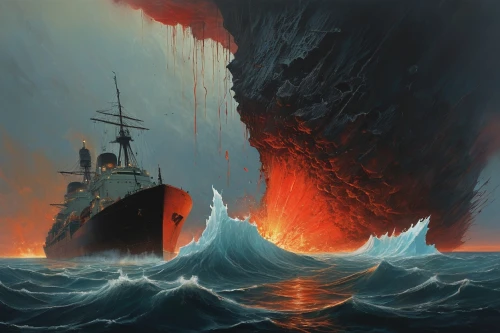 the wreck of the ship,eruption,shipwreck,sea storm,sirens,the eruption,ironclad warship,sloop-of-war,turmoil,maelstrom,poseidon,fire and water,the storm of the invasion,inflation of sail,tidal wave,sinking,sea fantasy,nature's wrath,cruiser aurora,steam frigate,Conceptual Art,Graffiti Art,Graffiti Art 08