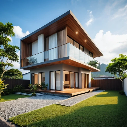 modern house,3d rendering,modern architecture,render,smart home,wooden house,residential house,frame house,eco-construction,floorplan home,timber house,japanese architecture,house shape,smart house,modern style,luxury property,landscape design sydney,cubic house,mid century house,beautiful home,Photography,General,Realistic