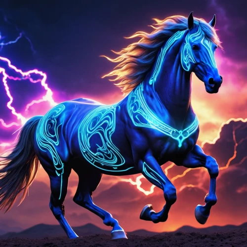 weehl horse,unicorn background,colorful horse,alpha horse,dream horse,fire horse,unicorn art,my little pony,unicorn,painted horse,pegasus,constellation centaur,fantasy picture,electric donkey,wall,constellation unicorn,equine,mustang horse,lightning bolt,carnival horse,Photography,General,Realistic