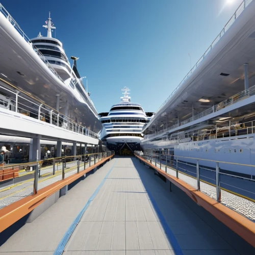 cruise ship,docked,passenger ship,sea fantasy,ocean liner,fleet and transportation,ship traffic jams,ship travel,cruise,ship releases,boat dock,cargo port,yacht exterior,ship traffic jam,troopship,very large floating structure,the ship,docks,flagship,twin decks,Photography,General,Realistic