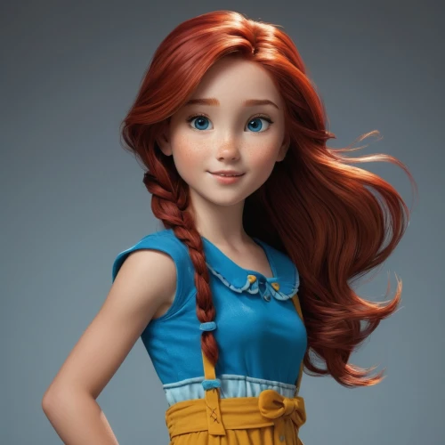 princess anna,rapunzel,ariel,merida,redhead doll,cute cartoon character,girl in overalls,princess sofia,disney character,agnes,elsa,red-haired,clary,maci,female doll,redheads,redhair,fashionable girl,fairy tale character,fashion doll,Illustration,Black and White,Black and White 08
