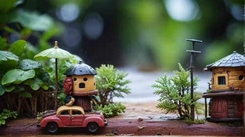 fairy village,fairy house,miniature house,tiny world,wooden toys,wooden railway,miniature figures,tilt shift,mud village,wooden birdhouse,popeye village,playmobil,wooden houses,toy photos,wind-up toy,little people,wooden toy,miniature cars,children's playhouse,wooden figures,Photography,General,Cinematic