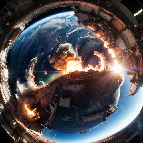 iss,imax,asteroid,earth station,spacewalk,space walk,earth in focus,360 ° panorama,earth rise,international space station,planet earth view,astronaut helmet,burning earth,spherical image,360 °,space station,astronautics,orbiting,little planet,terraforming