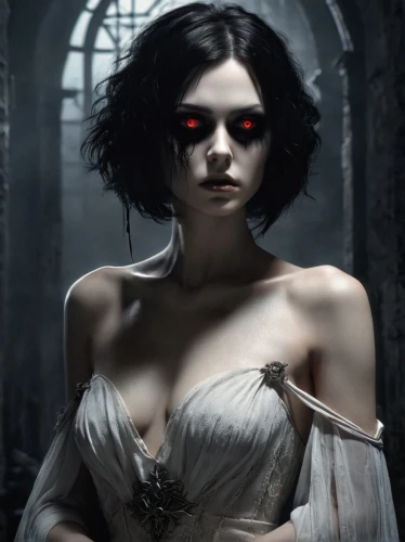 vampire woman,vampire lady,gothic portrait,vampire,gothic woman,dracula,evil woman,red eyes,psychic vampire,vampires,dark gothic mood,dark art,fire red eyes,gothic fashion,goth woman,dead bride,dark angel,the enchantress,bloody mary,widow,Conceptual Art,Fantasy,Fantasy 33