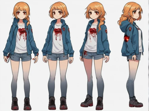 tsumugi kotobuki k-on,nurse uniform,school clothes,anime japanese clothing,jean jacket,main character,school uniform,uniforms,mikuru asahina,denim jacket,a uniform,jacket,asuka langley soryu,clary,nora,parka,citrus,female nurse,concept art,mako,Unique,Design,Character Design