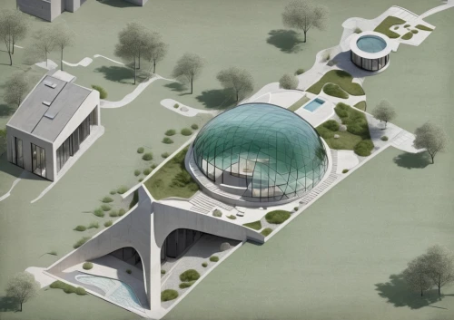 sewage treatment plant,school design,solar cell base,round house,roof domes,archidaily,wastewater treatment,garden buildings,musical dome,planetarium,eco-construction,house hevelius,architect plan,observatory,greenhouse cover,kirrarchitecture,landscape plan,greenhouse effect,mid century house,geothermal energy,Unique,Design,Blueprint