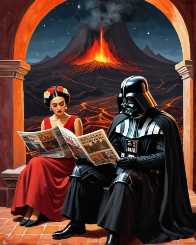 darth vader,vader,imperial,starwars,star wars,dark side,lecture,overtone empire,storytelling,fantasy picture,darth wader,relaxing reading,sci fiction illustration,romance novel,imperial period regarding,imperial crown,cg artwork,newspaper reading,rots,empire,Conceptual Art,Oil color,Oil Color 17