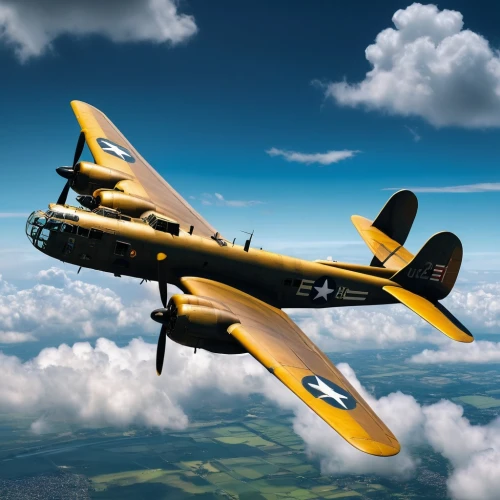 boeing b-17 flying fortress,boeing b-50 superfortress,lockheed hudson,consolidated b-24 liberator,douglas ac-47 spooky,avro lancaster,boeing 307 stratoliner,north american b-25 mitchell,boeing 314,boeing b-29 superfortress,douglas a-26 invader,boeing 247,douglas b-23 dragon,douglas dc-2,hudson wasp,douglas c-47 skytrain,lockheed model 10 electra,lockheed p-38 lightning,northrop yb-35,douglas dc-4,Photography,General,Fantasy