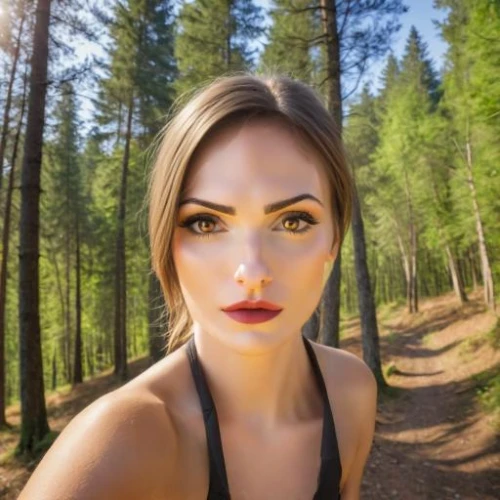 natural cosmetic,women's eyes,woman face,woman's face,heterochromia,face portrait,beauty face skin,natural cosmetics,forest background,portrait background,photo lens,mystical portrait of a girl,green eyes,beautiful face,portrait photography,people in nature,girl with tree,portrait photographers,woman portrait,girl portrait,Female,Eastern Europeans,Straight hair,Youth adult,M,Confidence,Underwear,Outdoor,Forest