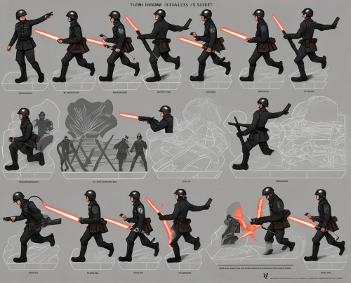 fighting poses,splitting maul,hand draw vector arrows,vector images,maul,darth wader,storm troops,darth vader,concept art,clones,clone jesionolistny,character animation,vader,vector infographic,ninjas,cg artwork,fencing weapon,vector people,force,laser sword,Unique,Design,Character Design