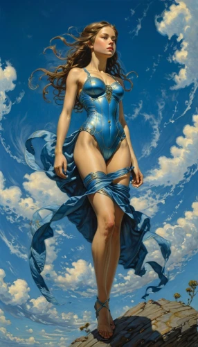 fantasy woman,water nymph,blue enchantress,the wind from the sea,fantasy art,girl with a dolphin,fantasy picture,siren,the sea maid,blue hawaii,azure,swimmer,mother earth,merfolk,wind warrior,aphrodite,surrealism,wind wave,underwater background,heroic fantasy,Illustration,Realistic Fantasy,Realistic Fantasy 03