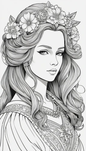 coloring page,coloring pages,fashion illustration,lineart,princess sofia,celtic queen,line-art,laurel wreath,merida,rose flower illustration,white rose snow queen,line art,jessamine,flower line art,coloring picture,line art wreath,rapunzel,angel line art,celtic woman,fairy tale character,Unique,Pixel,Pixel 05