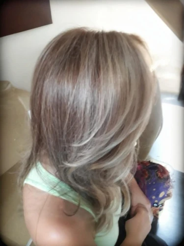 hair coloring,caramel color,natural color,hairstyler,smooth hair,blond hair,monchhichi,lace wig,layered hair,hair,hairstylist,back of head,blond girl,short blond hair,hair shear,little girl reading,brown,haired,blond,hairdressing